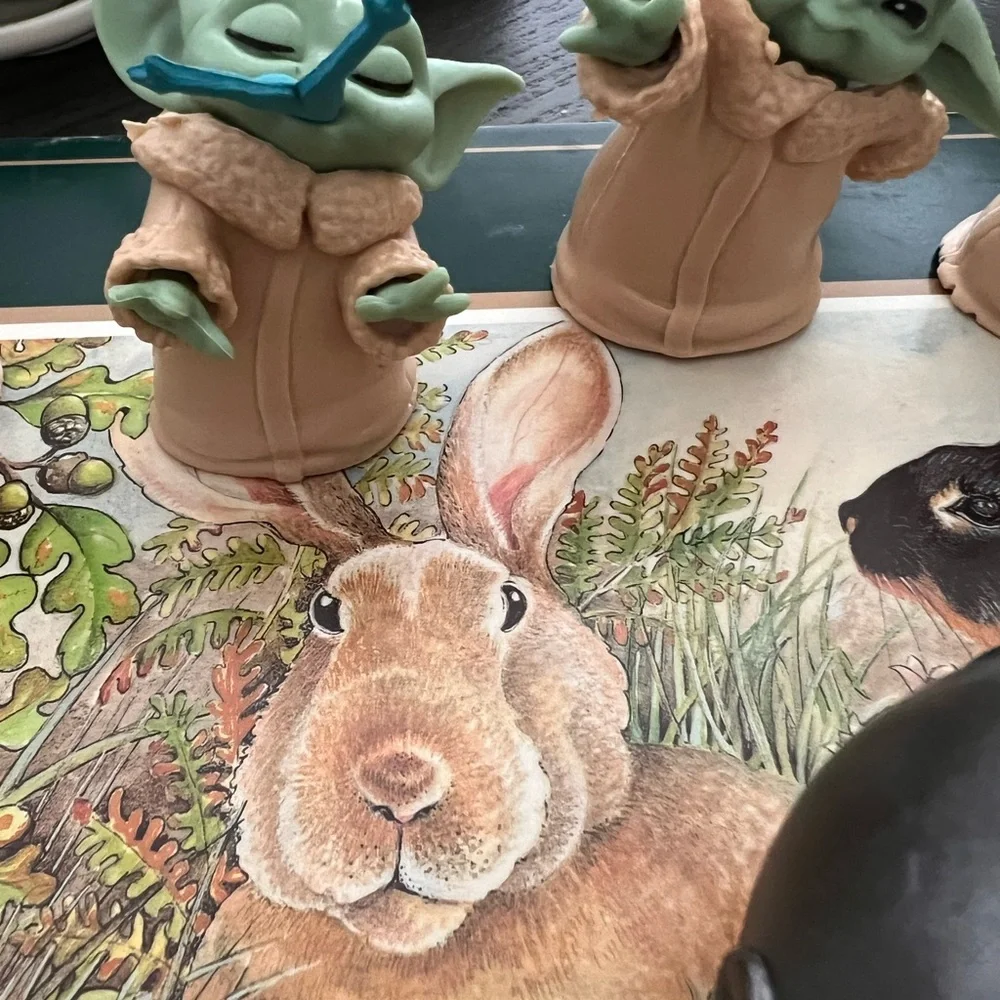 6 Baby Grogu figurines